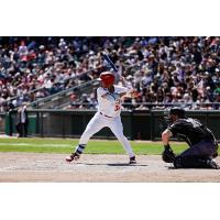 Winnipeg Goldeyes at bat